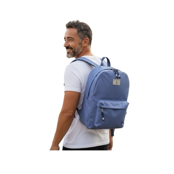 U.S. Polo Assn. Sky Blue Men's Backpack - Picture 6 of 12